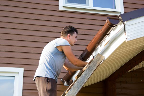 Porch Gutter Replacement in Placerville