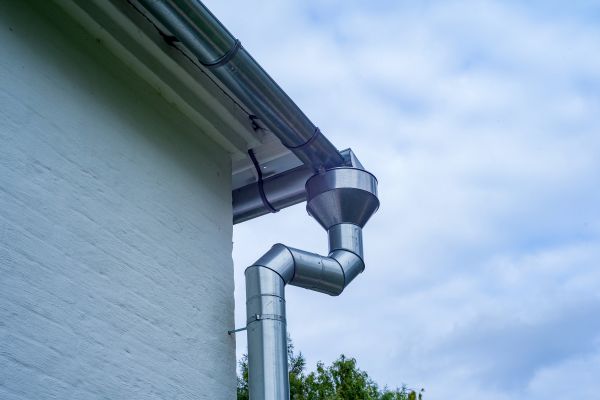Metal Downspout Replacement in Placerville