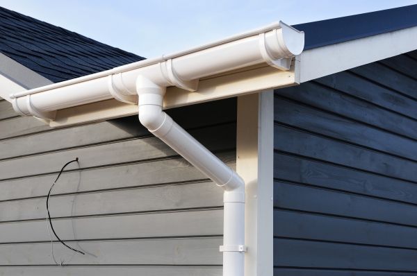 PVC Rain Gutter Installation in Placerville