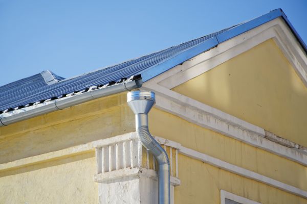 Steel Downspout Installation in Placerville