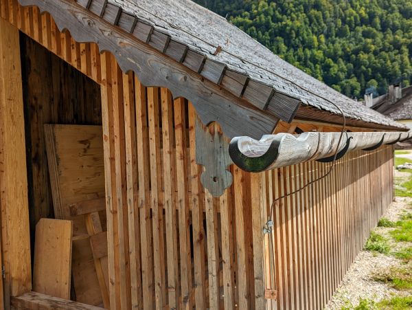 Wood Gutter Installation in Placerville