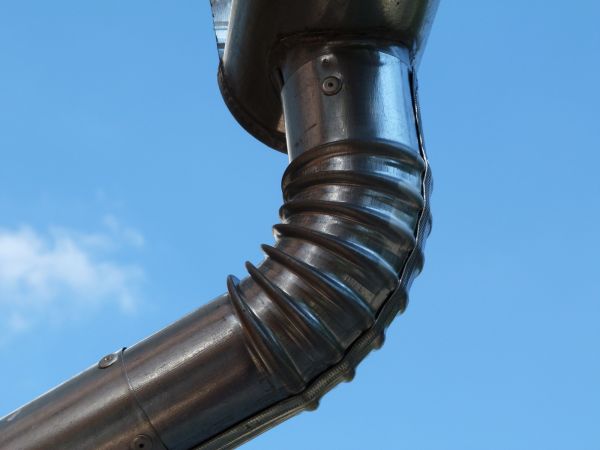 Metal Downspout Installation in Placerville