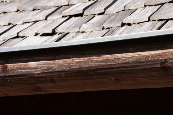 Wood Rain Gutter Installation in Placerville